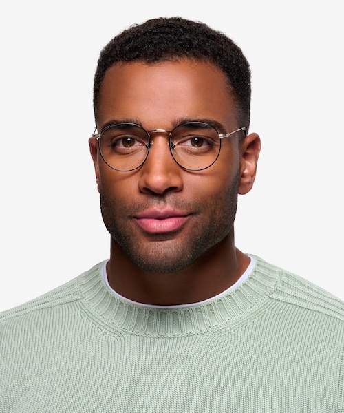 Wistful Black MetalEyeglass Frames for Men from EyeBuyDirect