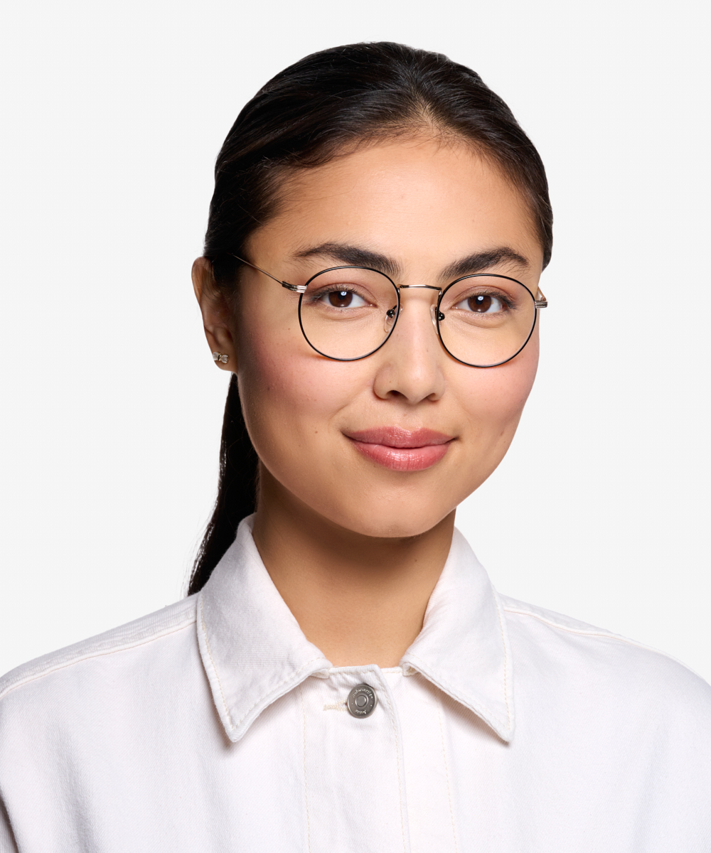 Wistful Round Black Full Rim Eyeglasses Eyebuydirect