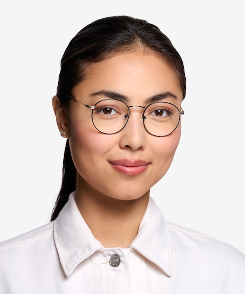 Wistful Black MetalEyeglass Frames for Women from EyeBuyDirect