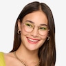 Wistful Coffee MetalEyeglass Frames for Women from EyeBuyDirect