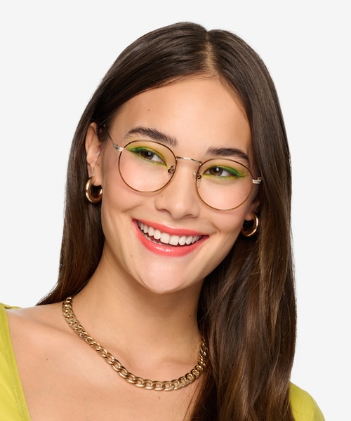 Wistful Coffee MetalEyeglass Frames for Women from EyeBuyDirect