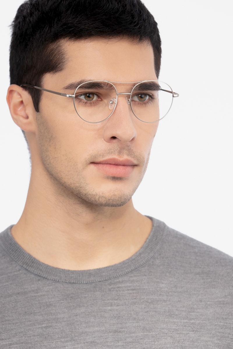 Mens wire cheap frame glasses