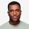 Synapse Noir MétalMontures de lunettes de vue pour Hommes d'EyeBuyDirect