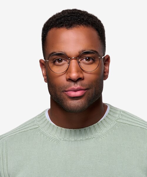 Synapse Brown MetalEyeglass Frames for Men from EyeBuyDirect