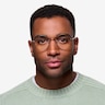 Synapse Brown MetalEyeglass Frames for Men from EyeBuyDirect