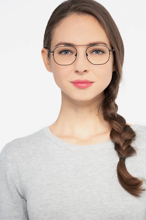 Cordon Black MetalEyeglass Frames for Women from EyeBuyDirect