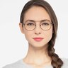 Cordon Black MetalEyeglass Frames for Women from EyeBuyDirect
