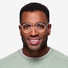 Wistful Matte Pink MetalEyeglass Frames for Men from EyeBuyDirect