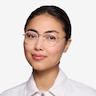 Wistful Matte Pink MetalEyeglass Frames for Women from EyeBuyDirect