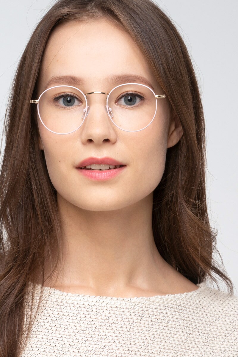 steel framed glasses