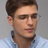 Courser Café MétalMontures de lunettes de vue pour Hommes d'EyeBuyDirect