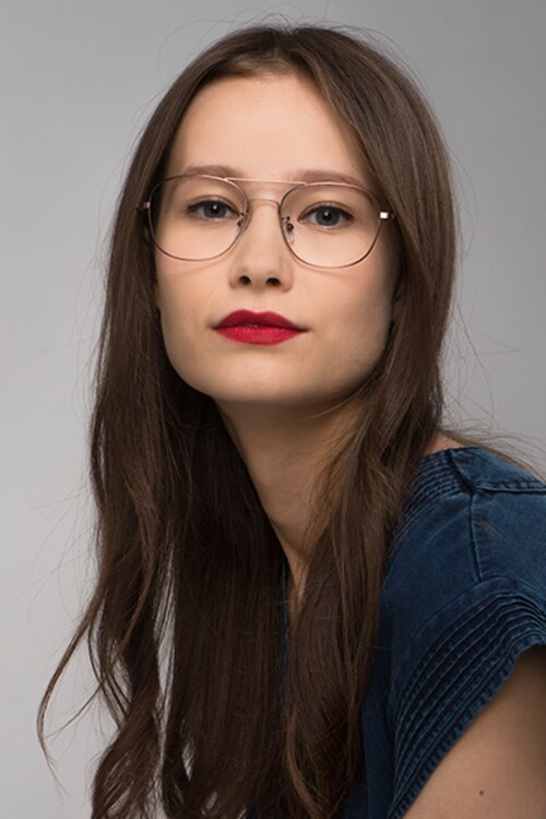 Courser Café MétalMontures de lunettes de vue pour Femmes d'EyeBuyDirect