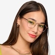 St Michel Rose Gold MetalEyeglass Frames for Women from EyeBuyDirect