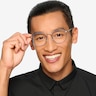 St Michel Frost Blue MétalMontures de lunettes de vue pour Hommes d'EyeBuyDirect