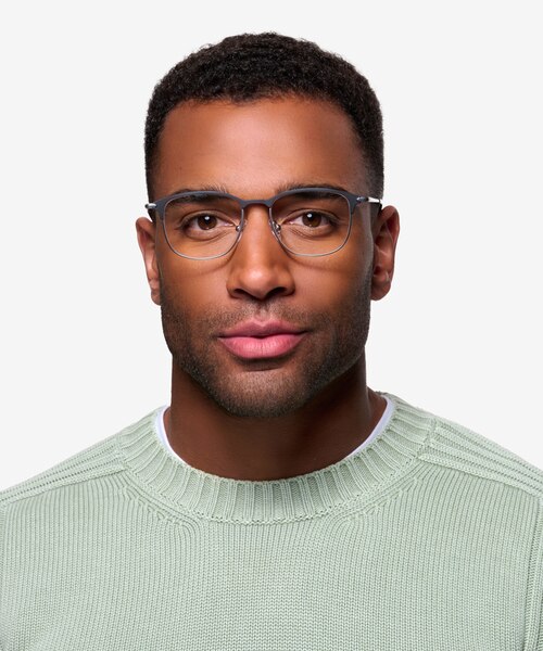 Cella Black MetalEyeglass Frames for Men from EyeBuyDirect