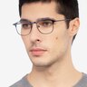 Cella Navy MetalEyeglass Frames for Men from EyeBuyDirect