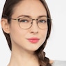 Cella Bronze MetalEyeglass Frames for Women from EyeBuyDirect