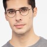 Izabel Black MetalEyeglass Frames for Men from EyeBuyDirect