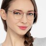 Veronica Red MetalEyeglass Frames for Women from EyeBuyDirect