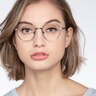 Nomad Bronze MétalMontures de lunettes de vue pour Femmes d'EyeBuyDirect