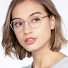 Nomad Silver MetalEyeglass Frames for Women from EyeBuyDirect