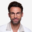 Jive Black & Silver MetalEyeglass Frames for Men from EyeBuyDirect