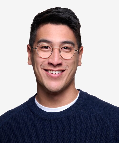 Memento Golden MetalEyeglass Frames for Men from EyeBuyDirect