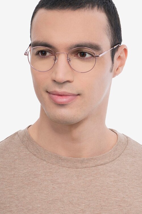 Memento Rose Gold MetalEyeglass Frames for Men from EyeBuyDirect