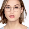 Memento Rose Gold MetalEyeglass Frames for Women from EyeBuyDirect