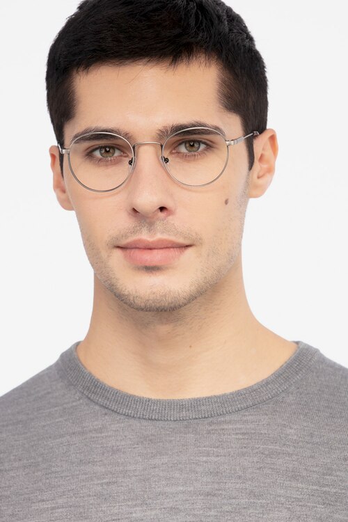 Memento Gunmetal MétalMontures de lunettes de vue pour Hommes d'EyeBuyDirect