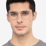 Memento Gunmetal MétalMontures de lunettes de vue pour Hommes d'EyeBuyDirect