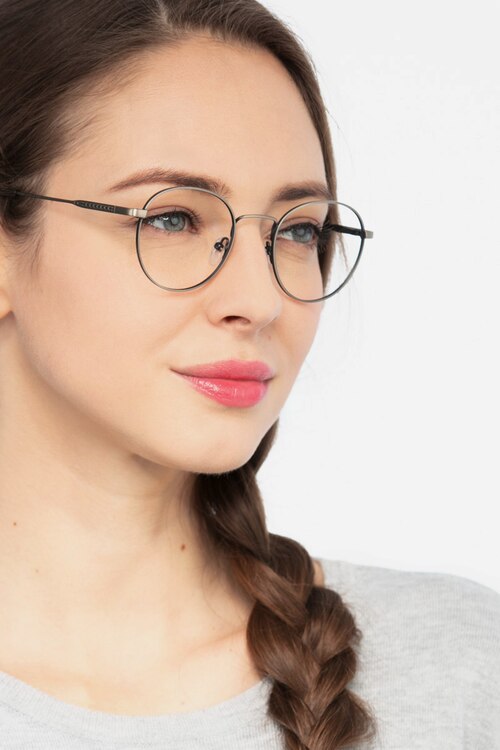 Memento Gunmetal MétalMontures de lunettes de vue pour Femmes d'EyeBuyDirect