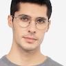 Memento Gunmetal MetalEyeglass Frames for Men from EyeBuyDirect