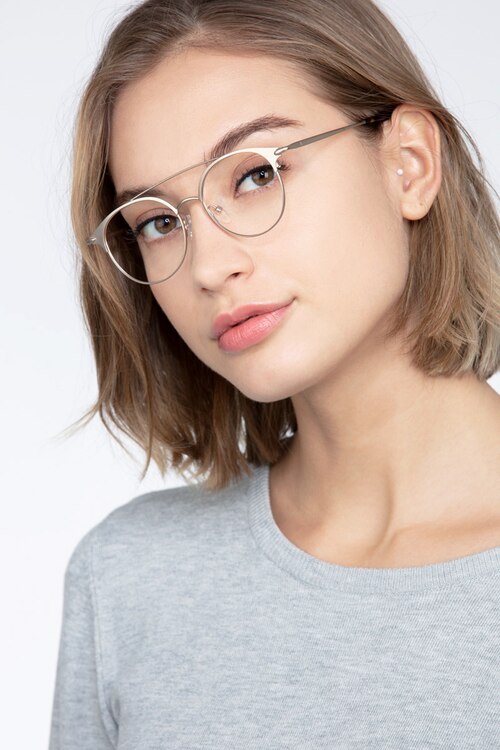 Cosine Rose Gold MetalEyeglass Frames for Women from EyeBuyDirect