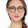 Bravo Black MetalEyeglass Frames for Women from EyeBuyDirect