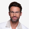 Wit Gunmetal MetalEyeglass Frames for Men from EyeBuyDirect
