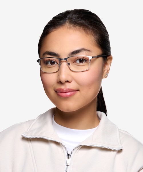 Wit Gunmetal MetalEyeglass Frames for Women from EyeBuyDirect