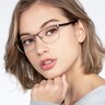 Media Brown MetalEyeglass Frames for Women from EyeBuyDirect
