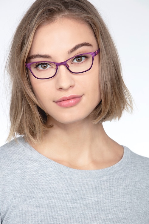 Mardi Gras Rose MétalMontures de lunettes de vue pour Femmes d'EyeBuyDirect