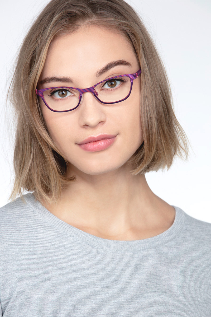 Mardi Gras Cat Eye Pink Glasses for Women | Eyebuydirect