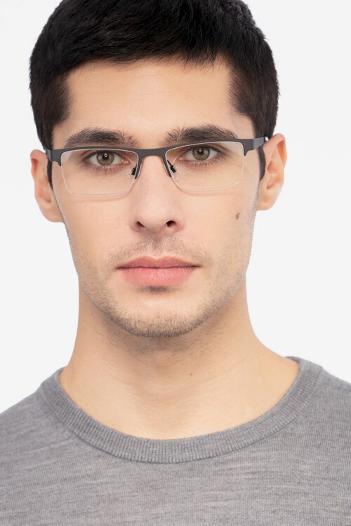 Vine Black MetalEyeglass Frames for Men from EyeBuyDirect