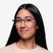 Vine Blue MetalEyeglass Frames for Women from EyeBuyDirect
