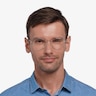 Cori Silver MetalEyeglass Frames for Men from EyeBuyDirect