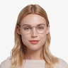 Cori Silver MetalEyeglass Frames for Women from EyeBuyDirect