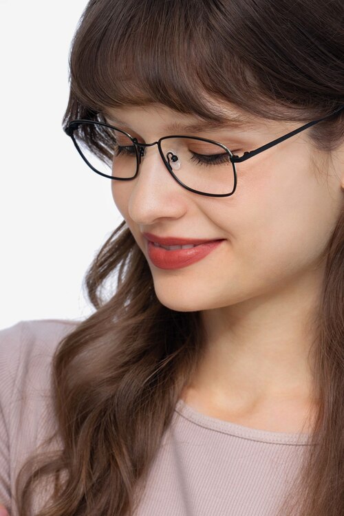 Verse Black MetalEyeglass Frames for Women from EyeBuyDirect