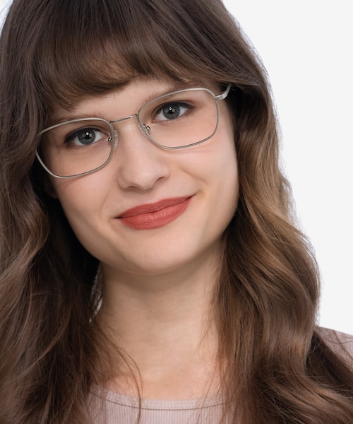 Verse Silver MetalEyeglass Frames for Women from EyeBuyDirect
