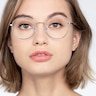 Progress Blue Silver MétalMontures de lunettes de vue pour Femmes d'EyeBuyDirect