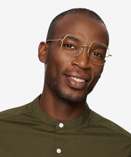 Movement Golden MetalEyeglass Frames for Men from EyeBuyDirect