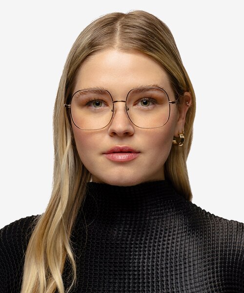 Movement Or rose MétalMontures de lunettes de vue pour Femmes d'EyeBuyDirect