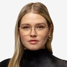 Movement Or rose MétalMontures de lunettes de vue pour Femmes d'EyeBuyDirect
